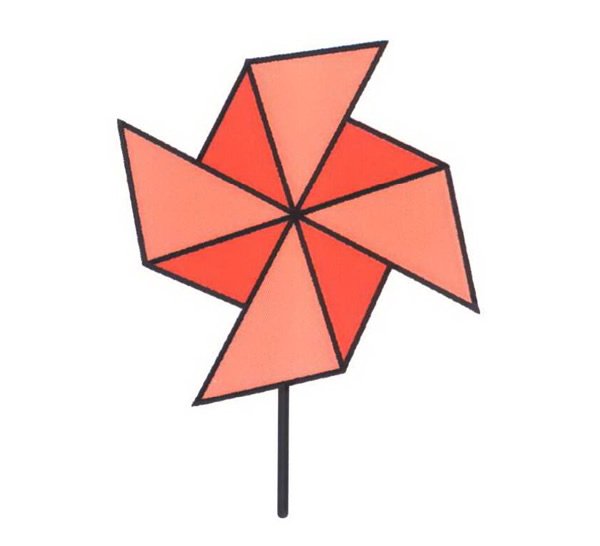 风车简笔画