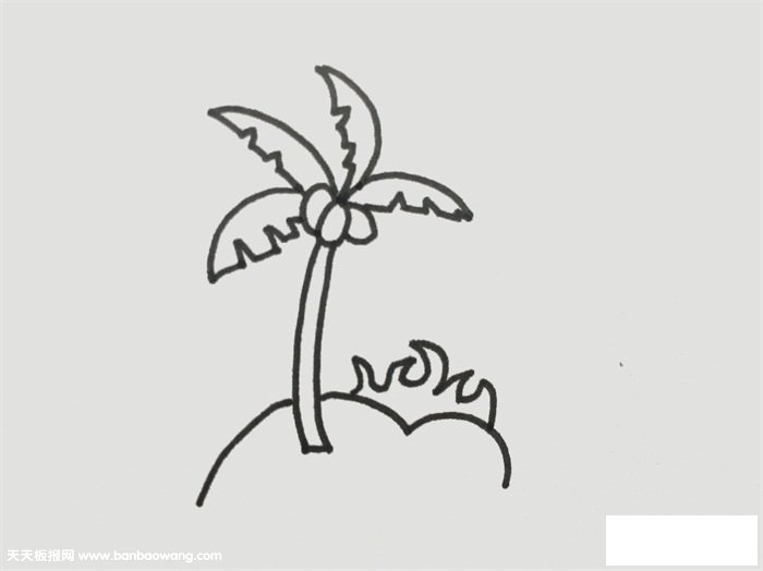 大海怎么画简单又漂亮