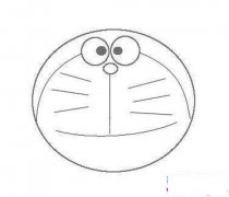 机器猫头像简笔画图片