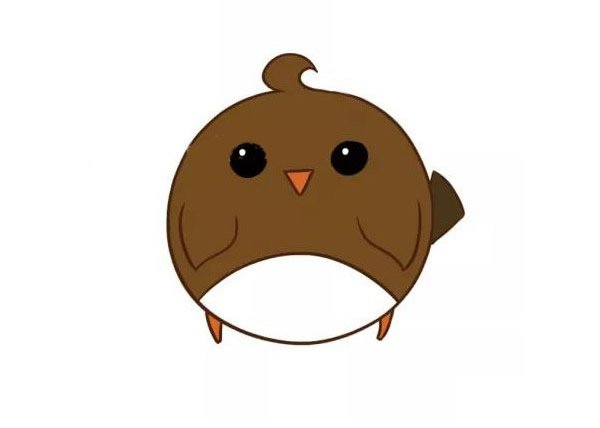 卡通麻雀简笔画图片3