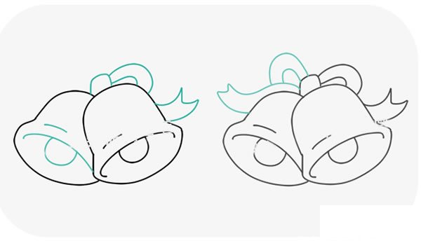 圣诞铃铛简笔画