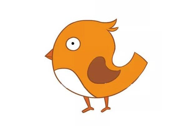 卡通麻雀简笔画图片2