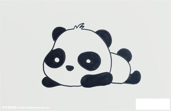 大熊猫的画法