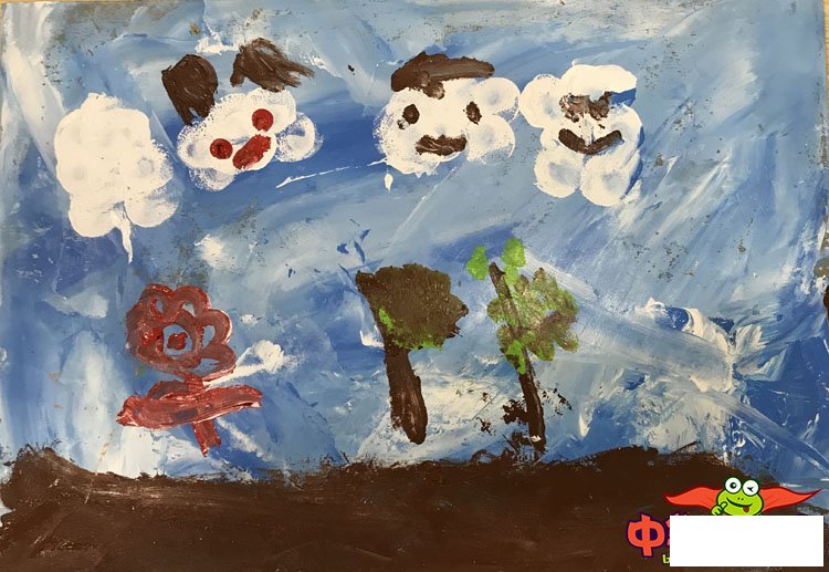 儿童画画大全简单漂亮,奇妙的云朵