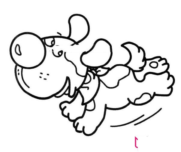 1一6年级画画图片大全，可爱的小狗简笔画