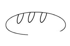 面包简笔画图片