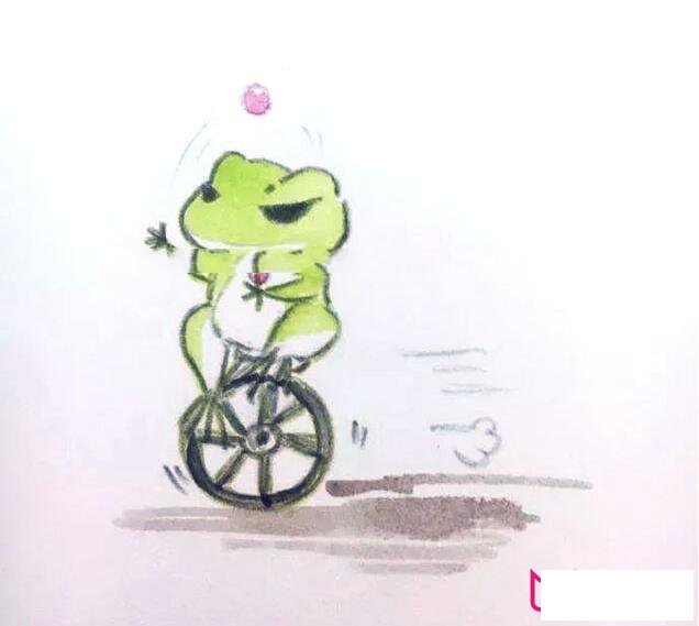 旅行青蛙简笔画图片,佛系青蛙怎么画