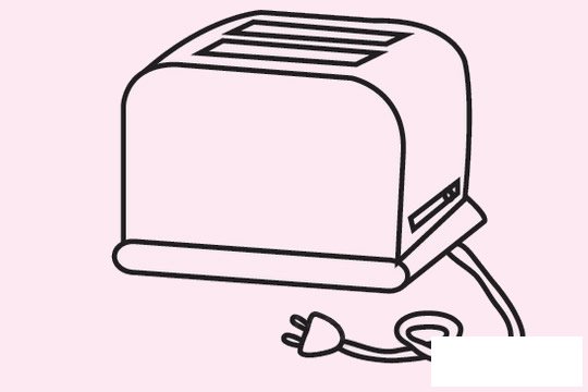 多士炉简笔画图片