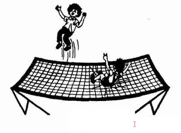 儿童蹦蹦床怎么画简单漂亮 蹦蹦床简笔画图片