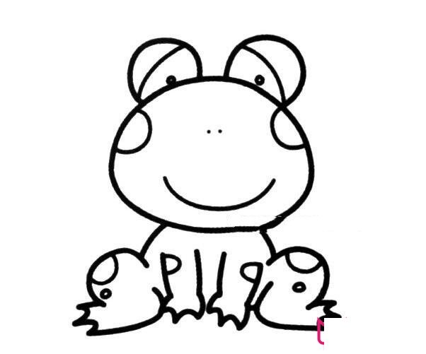 青蛙简笔画图片大全，可爱的青蛙怎么画