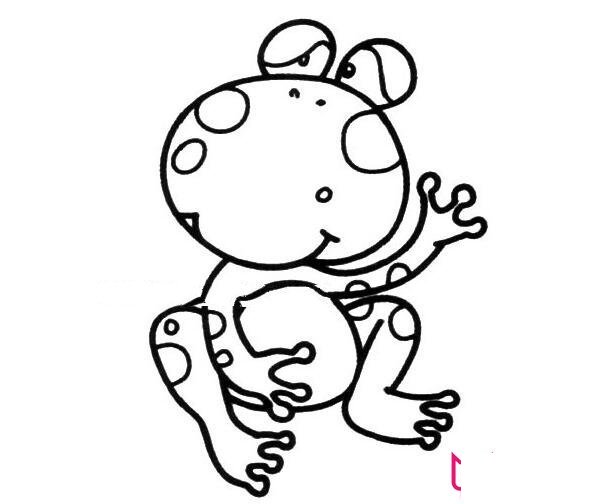 青蛙简笔画图片大全，可爱的青蛙怎么画