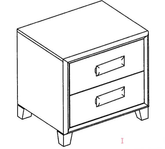 床头柜怎么画简单漂亮 床头柜简笔画图片