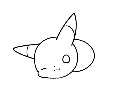 皮卡丘简笔画图片