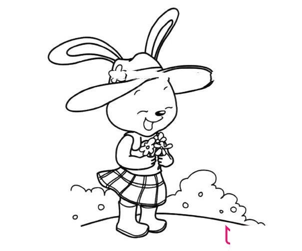 可爱的兔子简笔画大全，各种小兔子画法