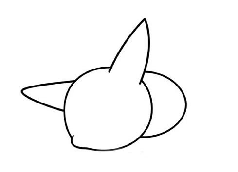 皮卡丘简笔画图片