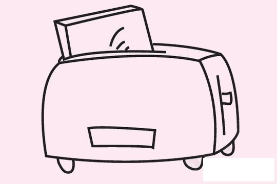 多士炉简笔画图片