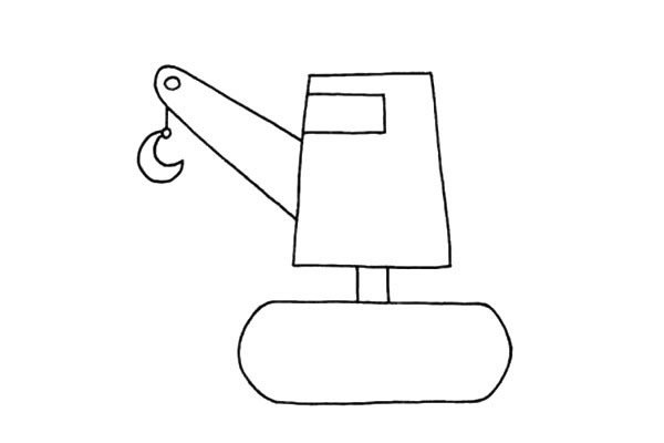 简单易学的吊车简笔画