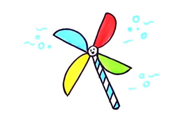风车简笔画