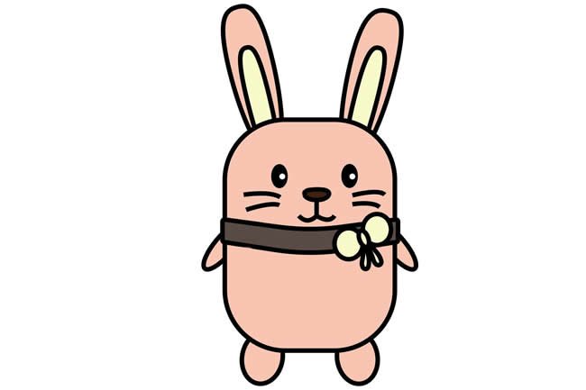 可爱卡通小兔子简笔画