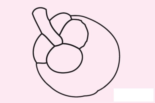 山竹简笔画图片