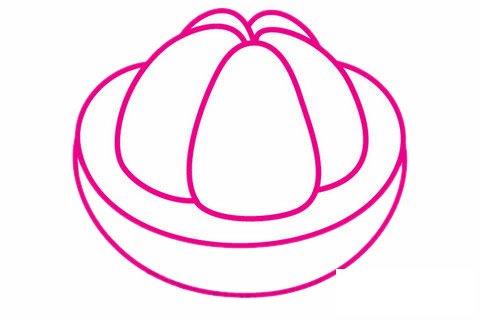 山竹简笔画步骤完成图