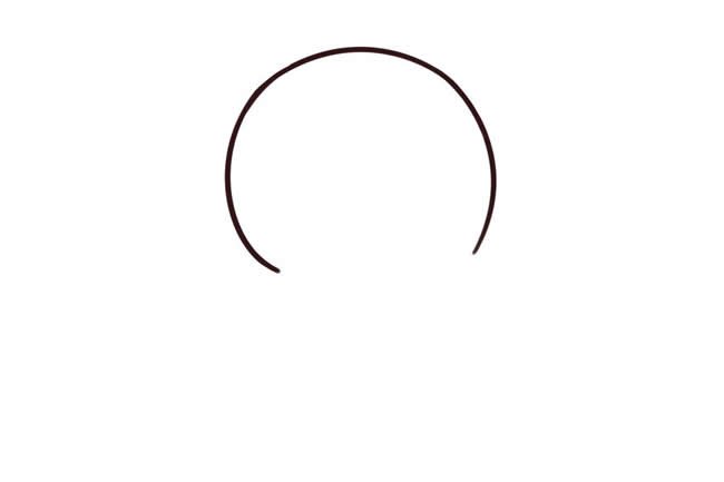 卡通大象简笔画