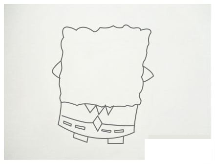 海绵宝宝简笔画步骤