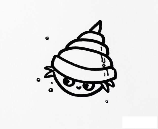 螺蛳简笔画