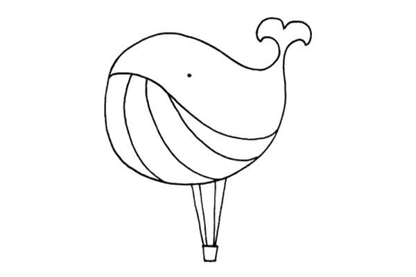 热气球简笔画