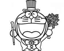 哆啦A梦动物简笔画步骤图片大全