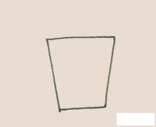 垃圾桶简笔画步骤图解教程