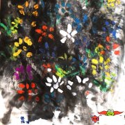 儿童画画图片大全超简单，美丽的小花们