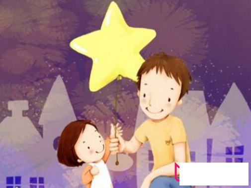 关于父亲节的儿童画，父亲节儿童画图片