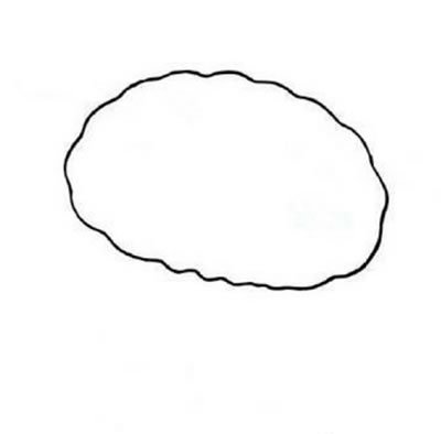 蜡笔小新小白简笔画步骤