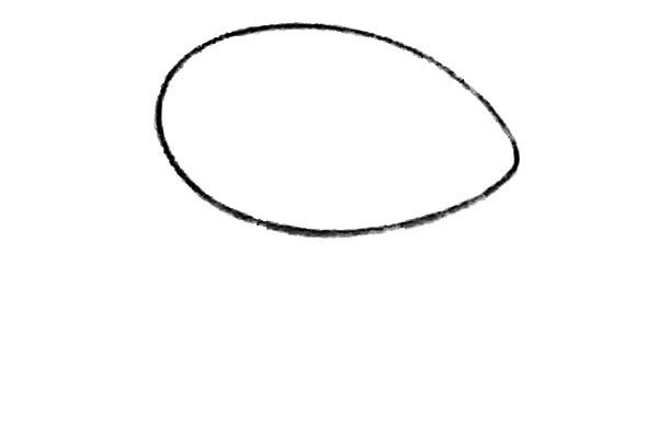 热气球飞行船/飞艇简笔画