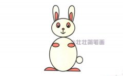 兔子简笔画画法_怎么画兔子的简笔画