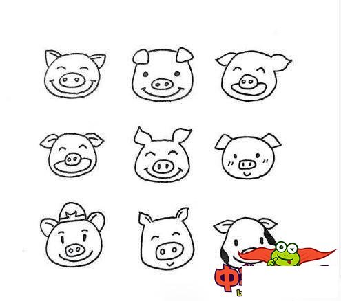 所有小动物简笔画大全,超简单的各种动物画法