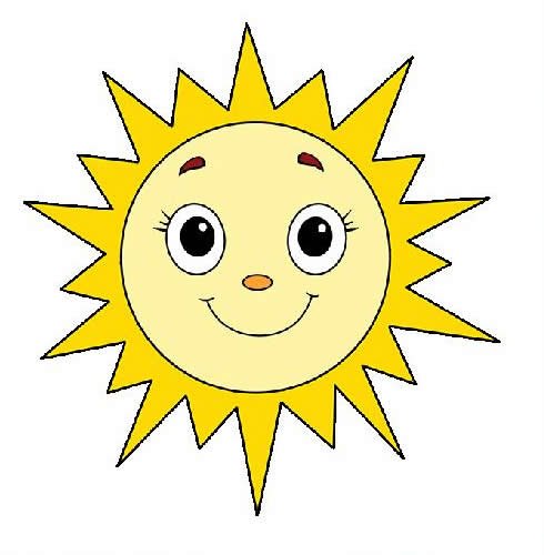 卡通太阳简笔画步骤图片