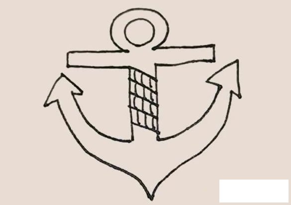 船锚简笔画
