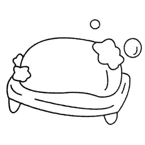 肥皂简笔画大全及画法步骤