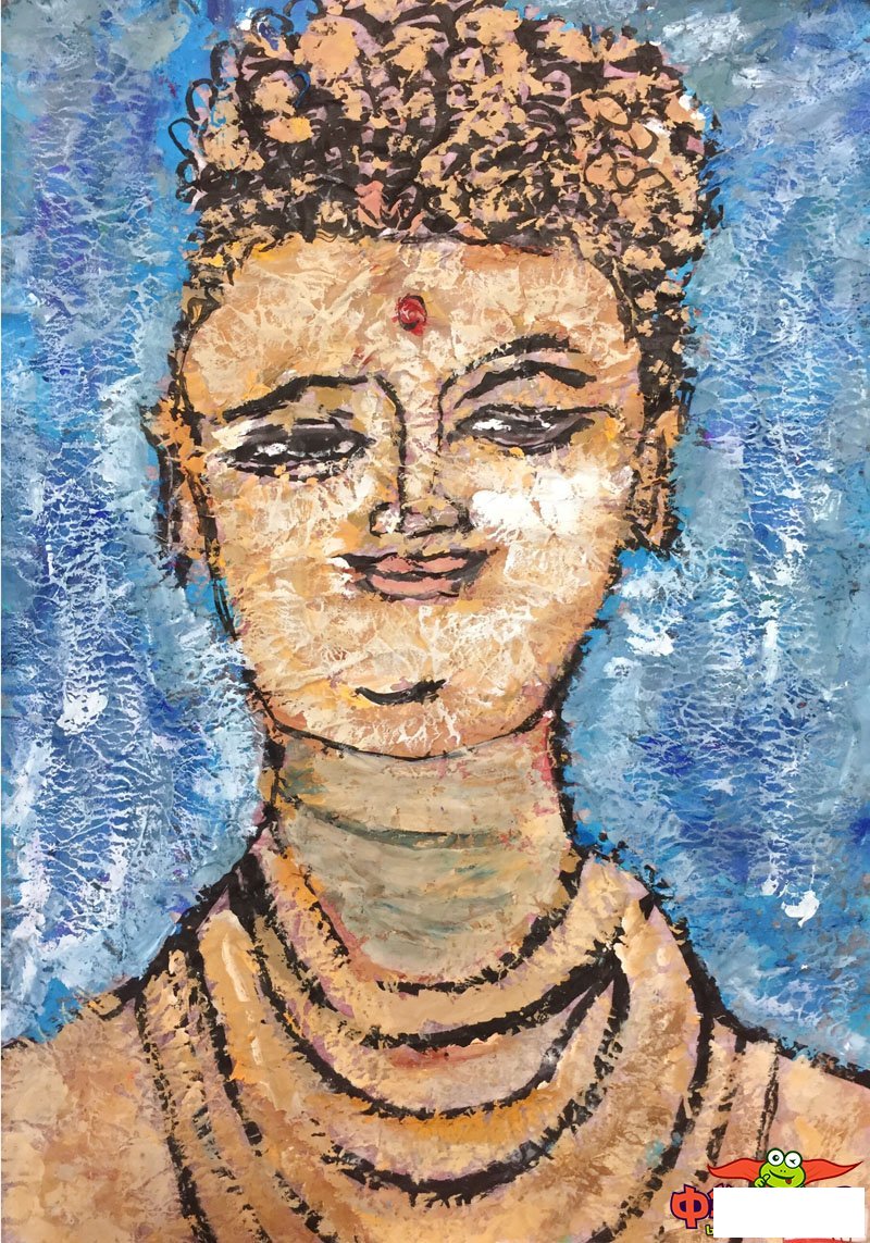 儿童绘画大全简单漂亮,菩萨