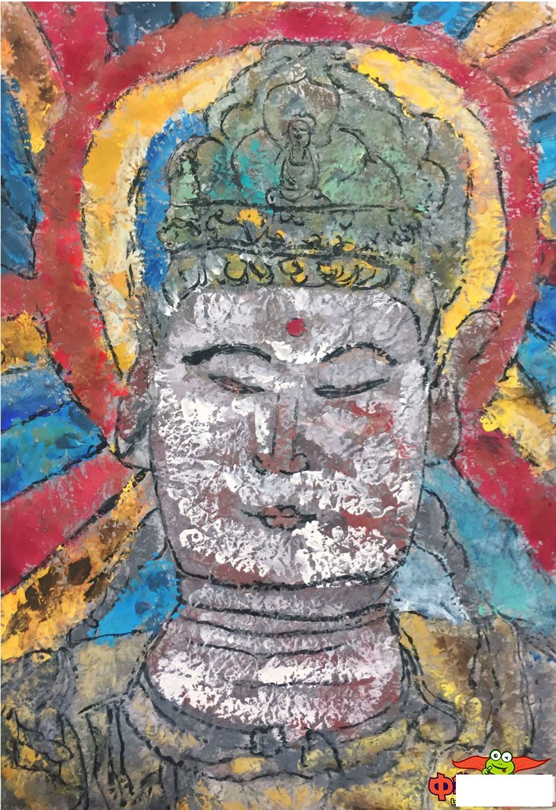 儿童绘画大全简单漂亮,菩萨