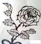 勾勒牡丹花的画法步骤