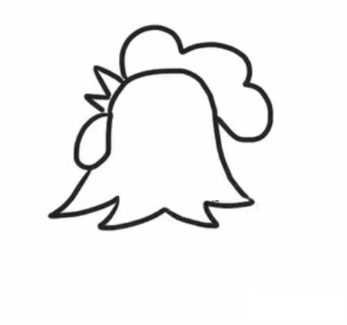 公鸡简笔画图片