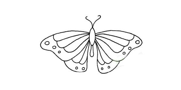 一组蝴蝶简笔画简单的画法