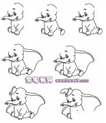 大象的简笔画画法2