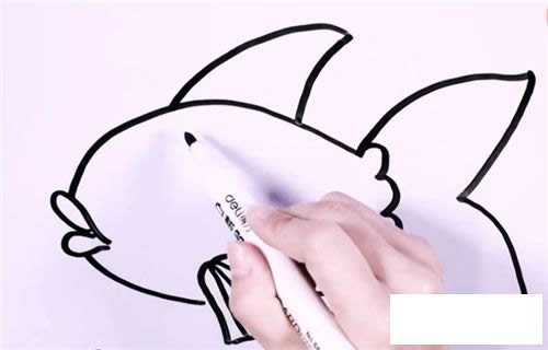 金鱼图片简笔画