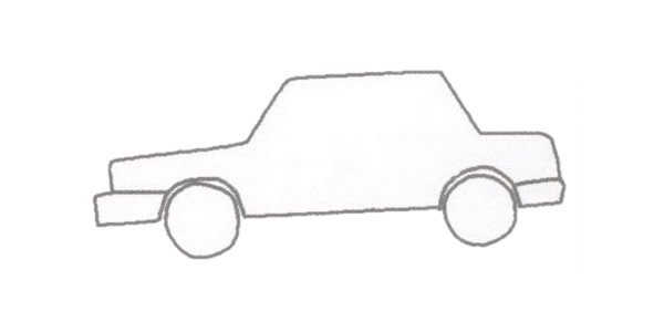 警车简笔画图片