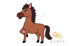 一步一步教画马