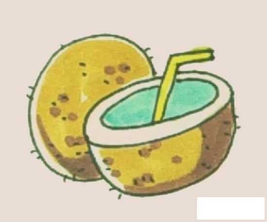 椰子简笔画